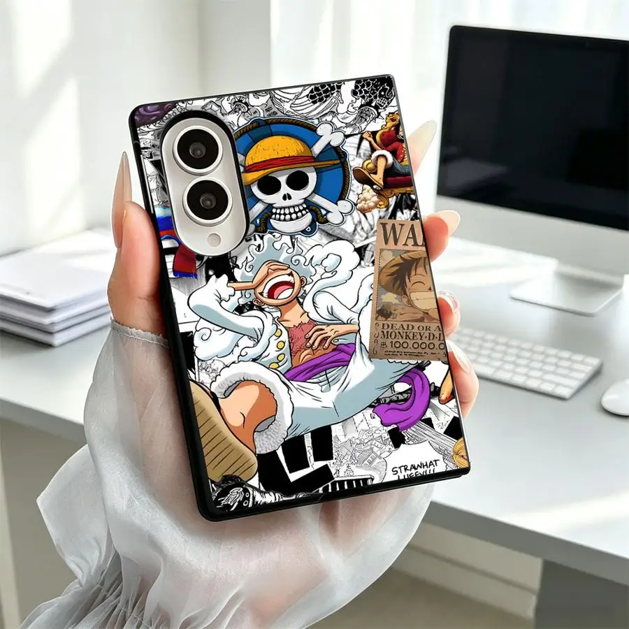 Case for Samsung Galaxy Z Fold8 Wide ZFold Wide ZFold8 Z Fold 8 Luxury Phone Cover Cartoon O-One P-iece