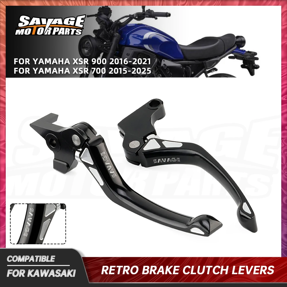 2025 XSR700 Retro Brake Clutch Levers For Yamaha XSR 900 700 2015-2024 Motorcycle Accessories Adjustable Front Control Handles