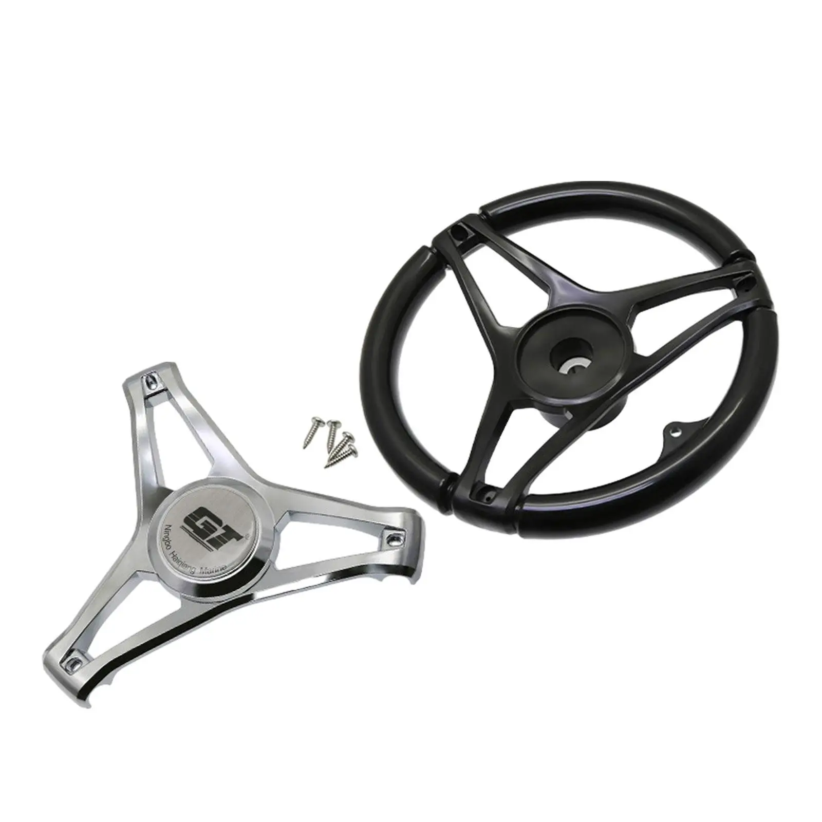 Professional Nylon Boat Steering Wheel Ergonomic Marine Grip Stable Direction for Yacht Fishing Vessel