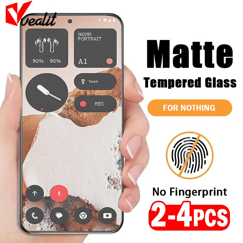2-4 Uds. Vidrio templado mate antideslumbrante para nada CMF Phone 2 Pro Protector de pantalla para nada CMF Phone 1 vidrio esmerilado