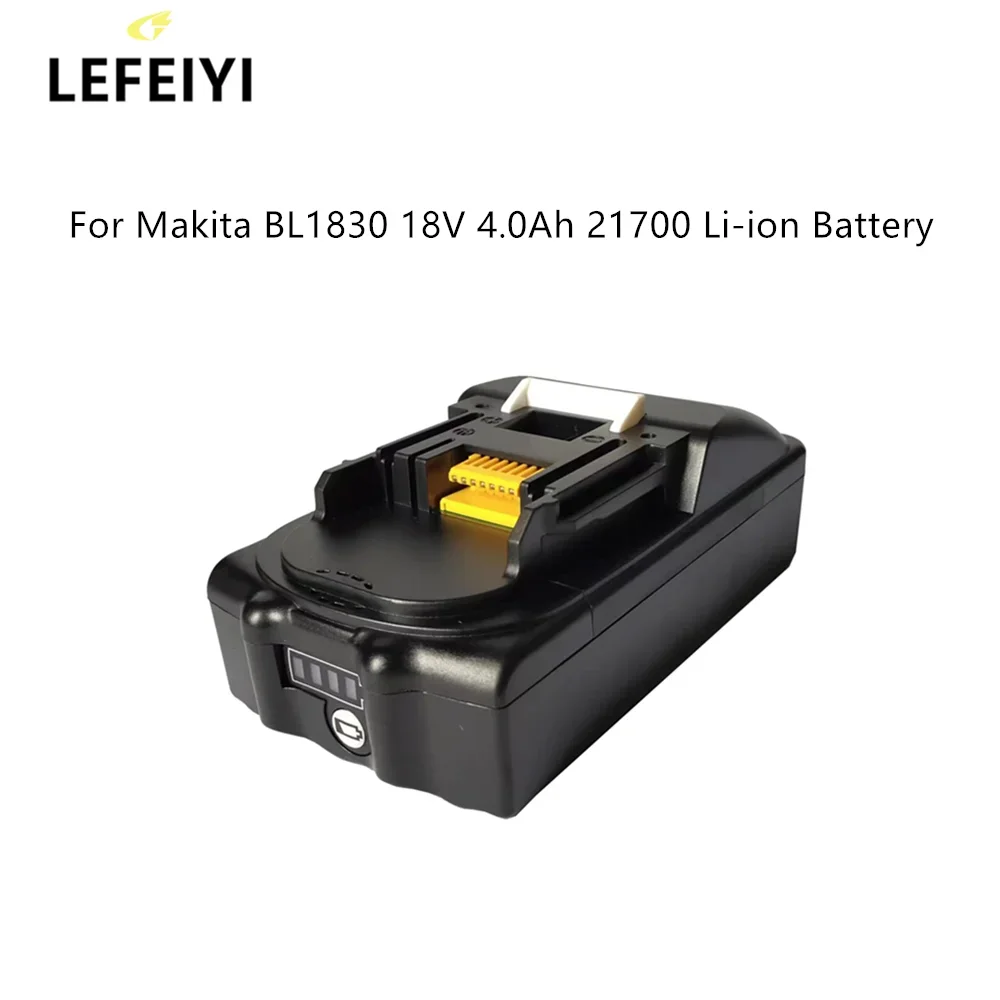 

For Makita Replaceable Accessories for Electric Tools BL1830 18V 4000mAh 21700 Li-ion Battery