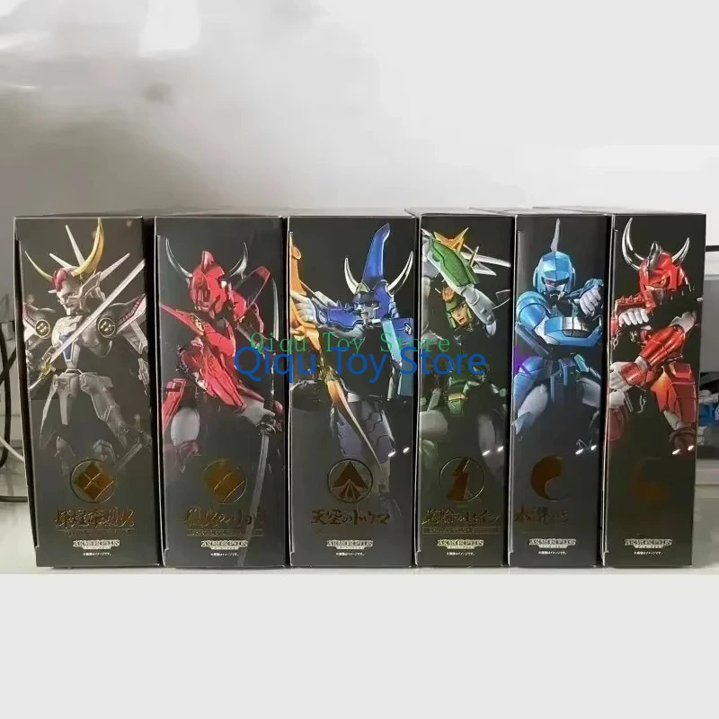 Original In Stock Sentinel Yoroiden Samurai Troopers Ronin Blaze Flame God Anime Figure Collection Model Dolls Action Figurine