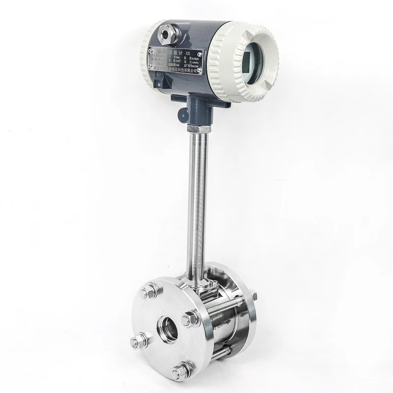 Clamp-On Vortex Flowmeter Compensated Superheated Steam Vortex Flowmeter Ex-Factory Price