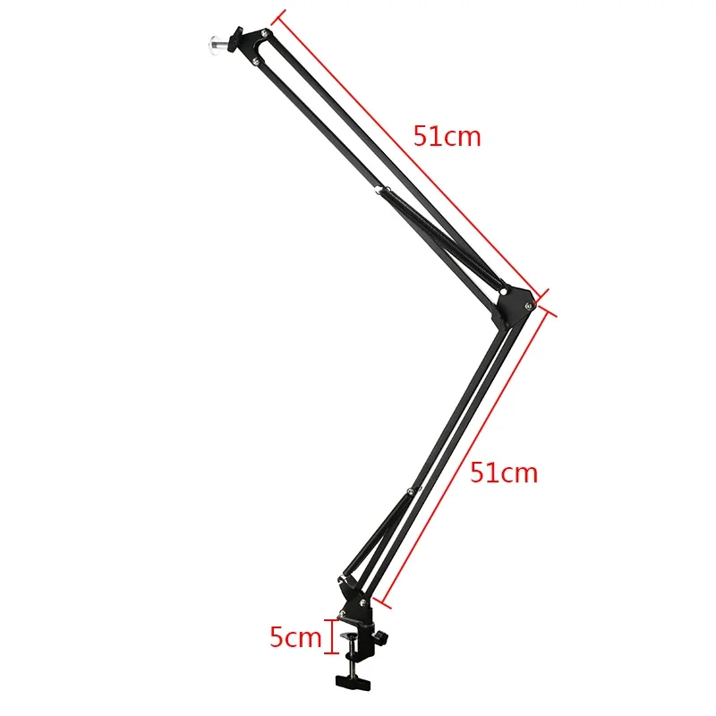 Tripod Table Boom Scissor Arm Stand Adjustable Clamping Clamp for Welding Repair Workpiece Fixation