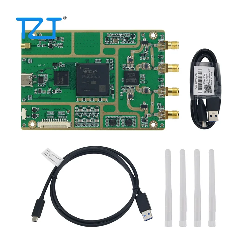 

Tzt B210 Mini Xc7a100t +ad9361 Программно определяемая радиоплата разработки для Hackrf Plutosdr