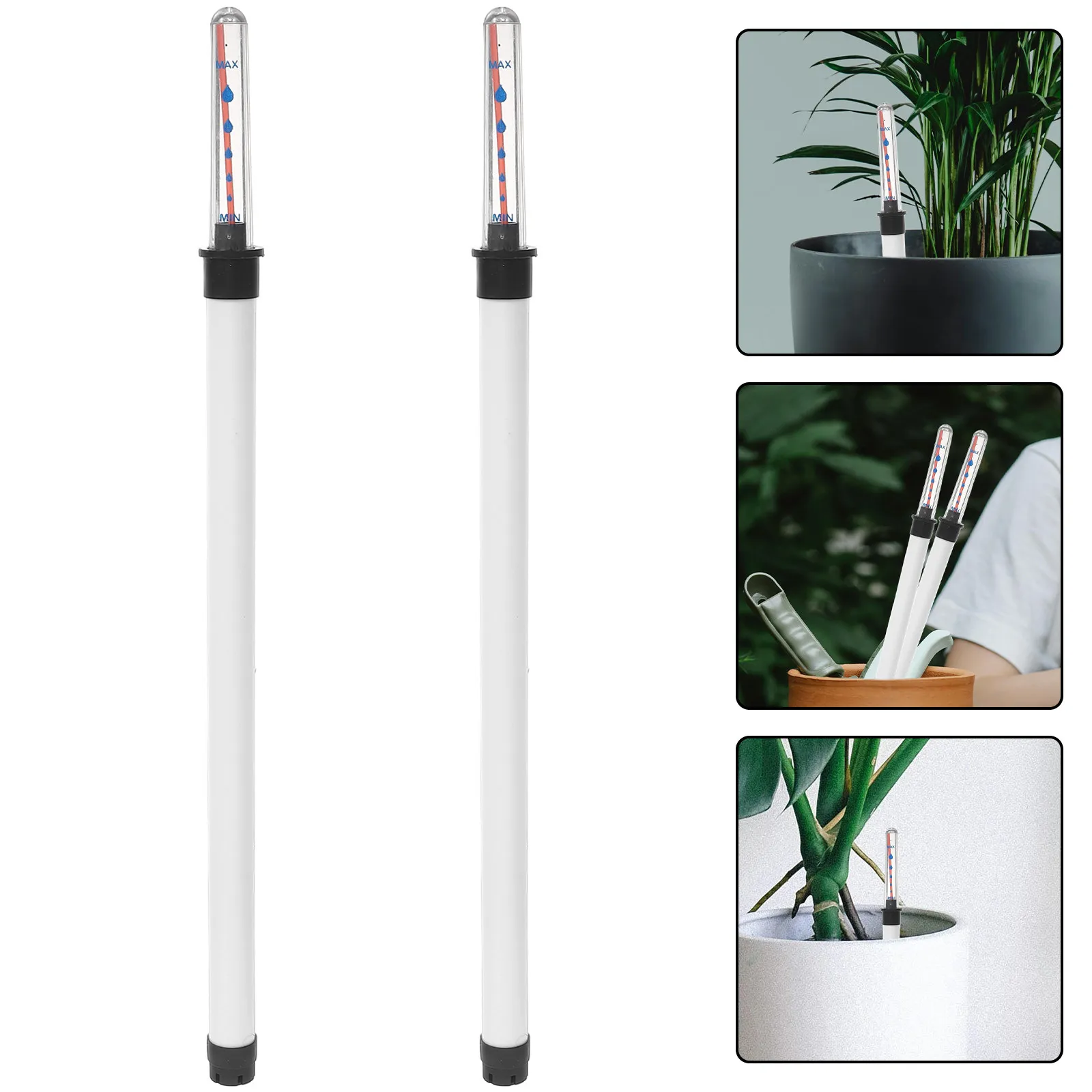 

2 Pcs Plant Needs Water Indicator Watering Device Level Gauge for Potted Plants Indication
