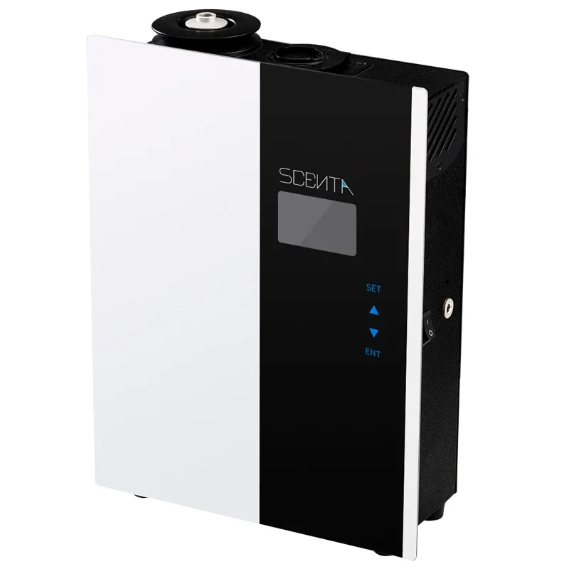 SCENTA Professional Luxury Electric Essential Oil HVAC Scent Delivery System Hotel Wall Mounted Scent Diffuser Machine