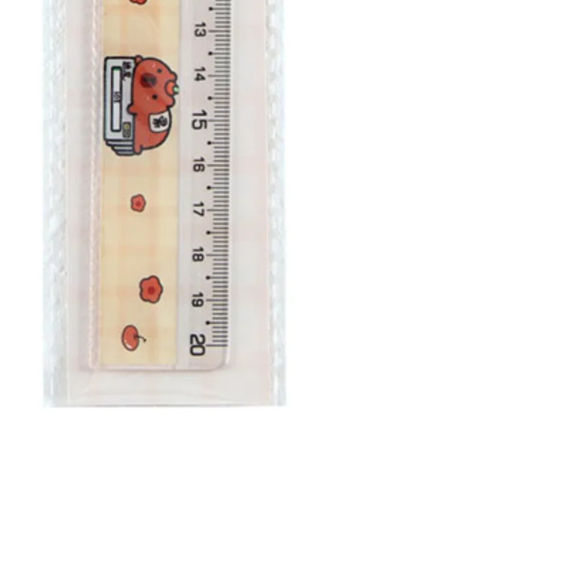 

Cartoon Cute Capybara Ruler Straightedge Protractor Multifunctional Portable Measuring Tools Students School Office Supplies