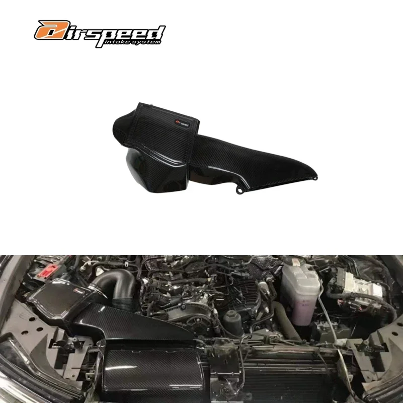 

Airspeed Brand Original Design Carbon Fiber Cold Air intake Filter intake System Auto Parts For audis A6 A7 C8 EA888 2.0T