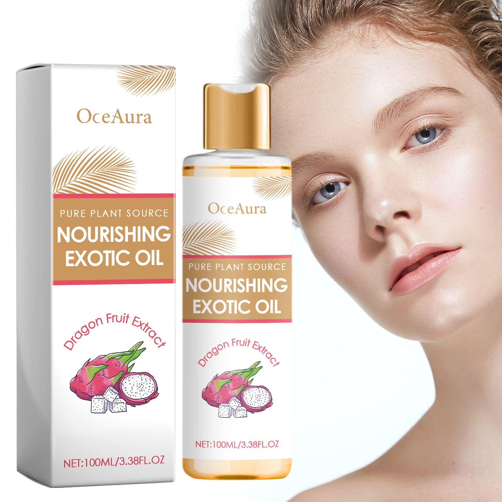 OceAura Nourishing Exotic Oil Winter Skincare Nourishment Repair Improvement Prevent Skin Cracking Coconut Oil Body Massage Oil