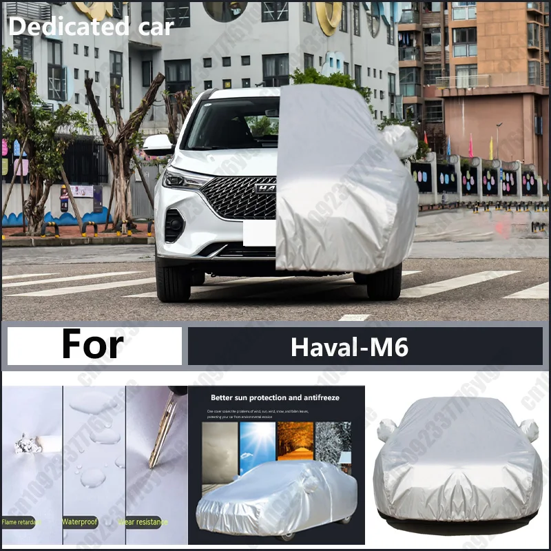 

For Haval-M6 Oxford cloth car cover for sun protection, rain resistance, and all season special car dust cover