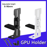 Ldpcsj Computer Graphics Card Holder Chassis Fan Holder Solid Metal Bracket 6-96mm Adjustable Gpu Bracket