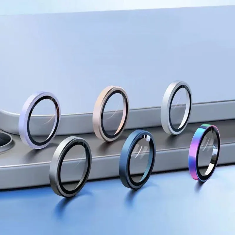 

Защитная пленка для объектива задней камеры для iPad 11 2025 10 Mini 7 6 Air6, металлическое кольцо, стеклянные защитные пленки для камеры для iPad Pro 11 13 дюймов Air5