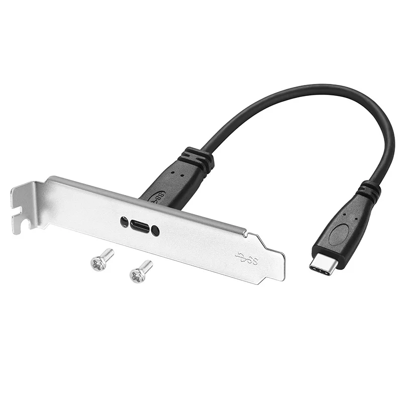 

USB 3.1 Type c Male to Female Extension Cable with Panel Mount Screw,USB C female to USBc Male extending Wire Extender Data