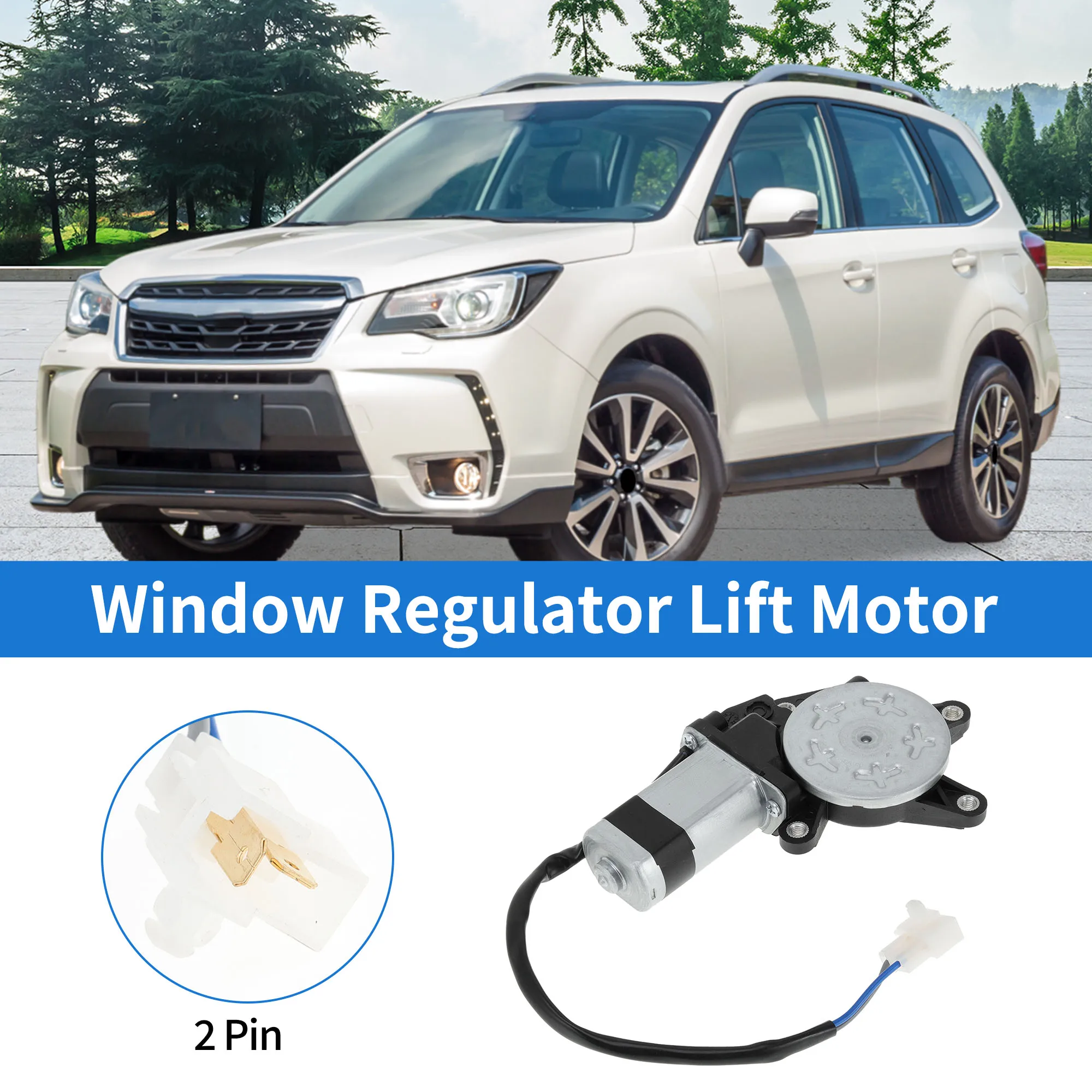 

UXCELL No.61188SA001 Power Window Regulator Lift Motor for Subaru Forester 1998-2008 2 Pin Car Window Glass Lift Motor