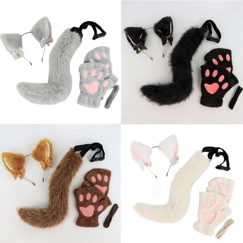 Y5GC Halloween Gatos Acessórios para Festas para Festa Cosplay Girl, Halloween