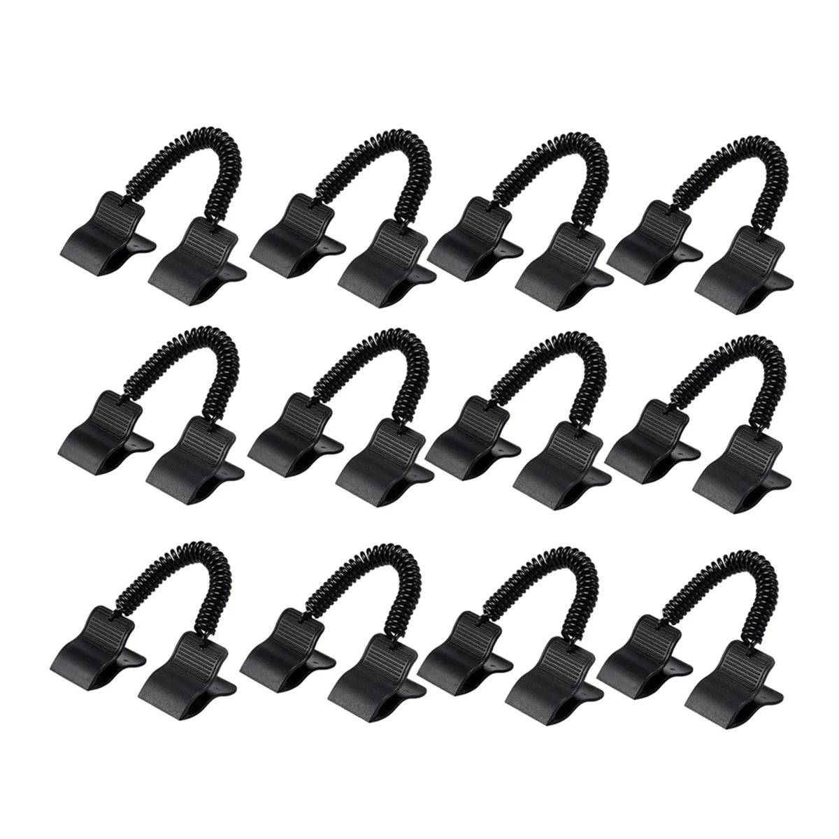 12 Pcs Swimming Pool Cover Clips for Above Ground Pools Solar Cover Reel Attachment Kit Wind Guard Swimming Pool Cover