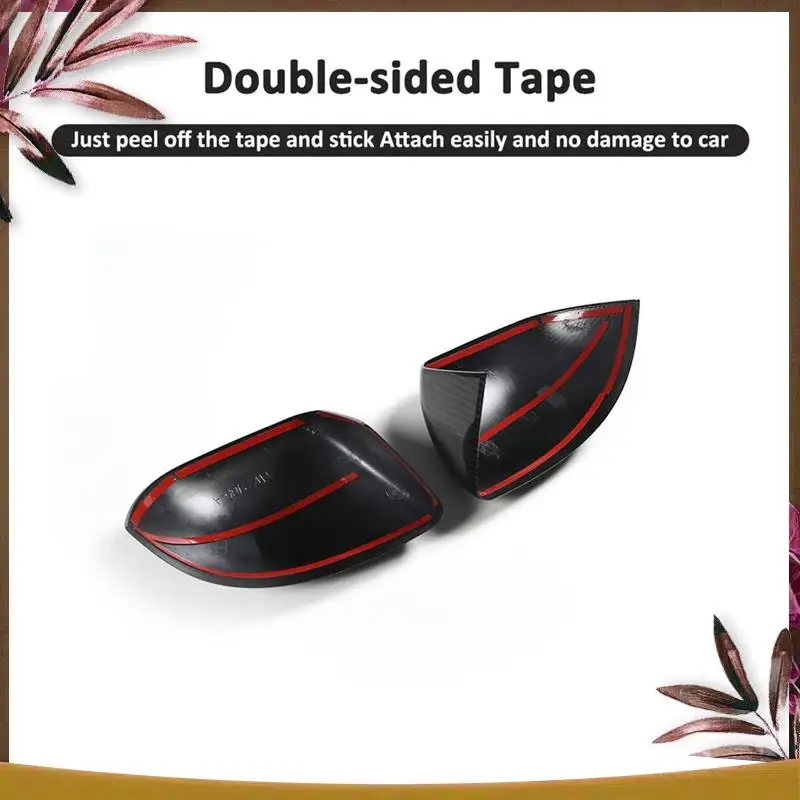 

AB59-For Land Rover Range Rover Sport L460 2023 Car Side Rearview Mirror Cover Cap Trim Replacement Accessories (Carbon Fi