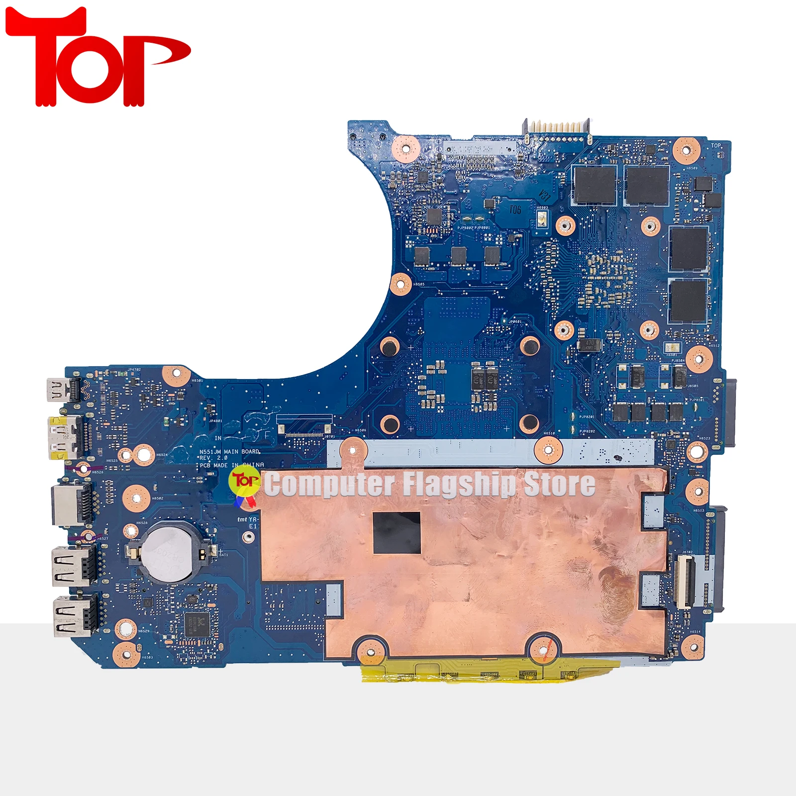 Imagem -03 - Placa-mãe Portátil para Asus N551jm G551jm G551jw N551jk G551jk N551jb N551jq N551jx G551jx Gl551j Placa-mãe i5 i7 Trabalhando N551jw
