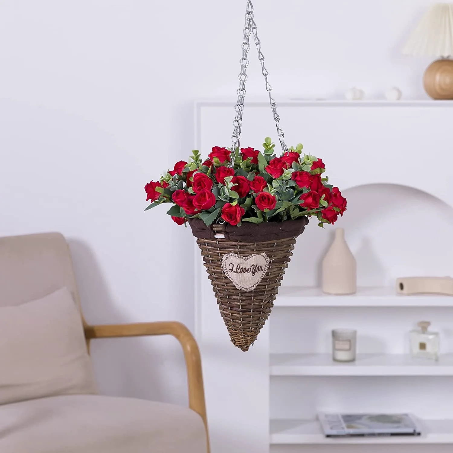 15 Köpfe Künstliche Seidenrosen Brautstrauß für Heim, Hochzeit, Blumenarrangement, Garten, Künstliche Blumen, DIY-Geschenk, Deko – Detail 35