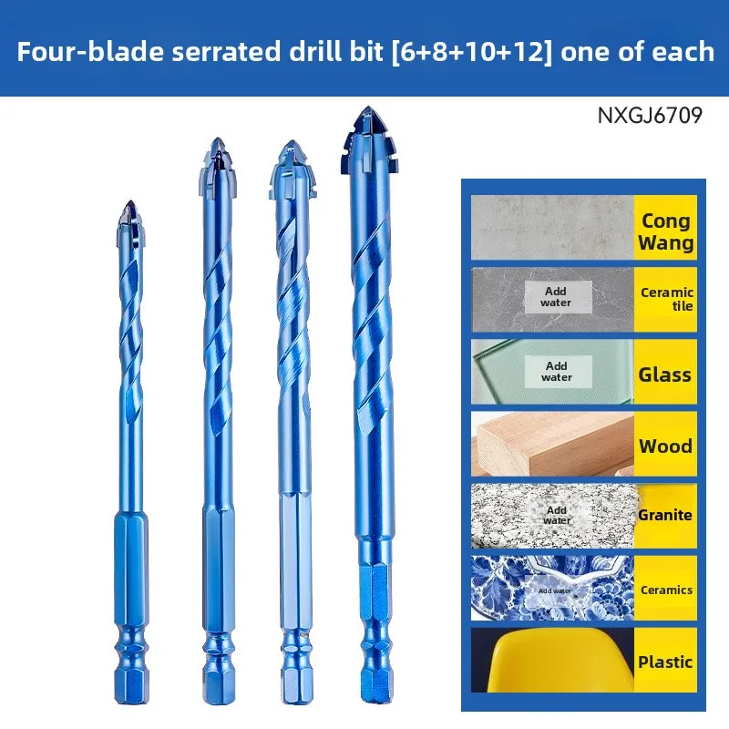 multi‑purpose-dry‑cutting-ceramic-drill-bit-6‑20mm-wearproof-impact-punching-opener-full‑tile-drilling