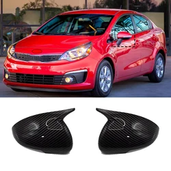 for Kia Rio 2012 2013 2014 2015 2016 2017 car rearview mirror cover modification shell pasting 1 pair of side mirror shells