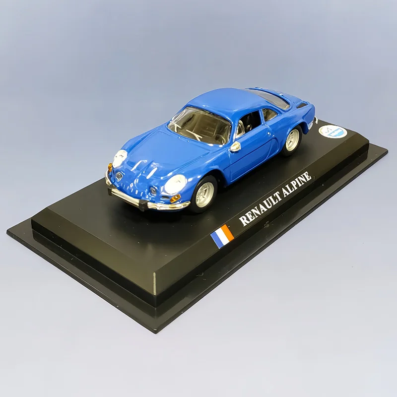 1/43 Scale Alpine Sports Classic Retro Sedan Alloy Car Model