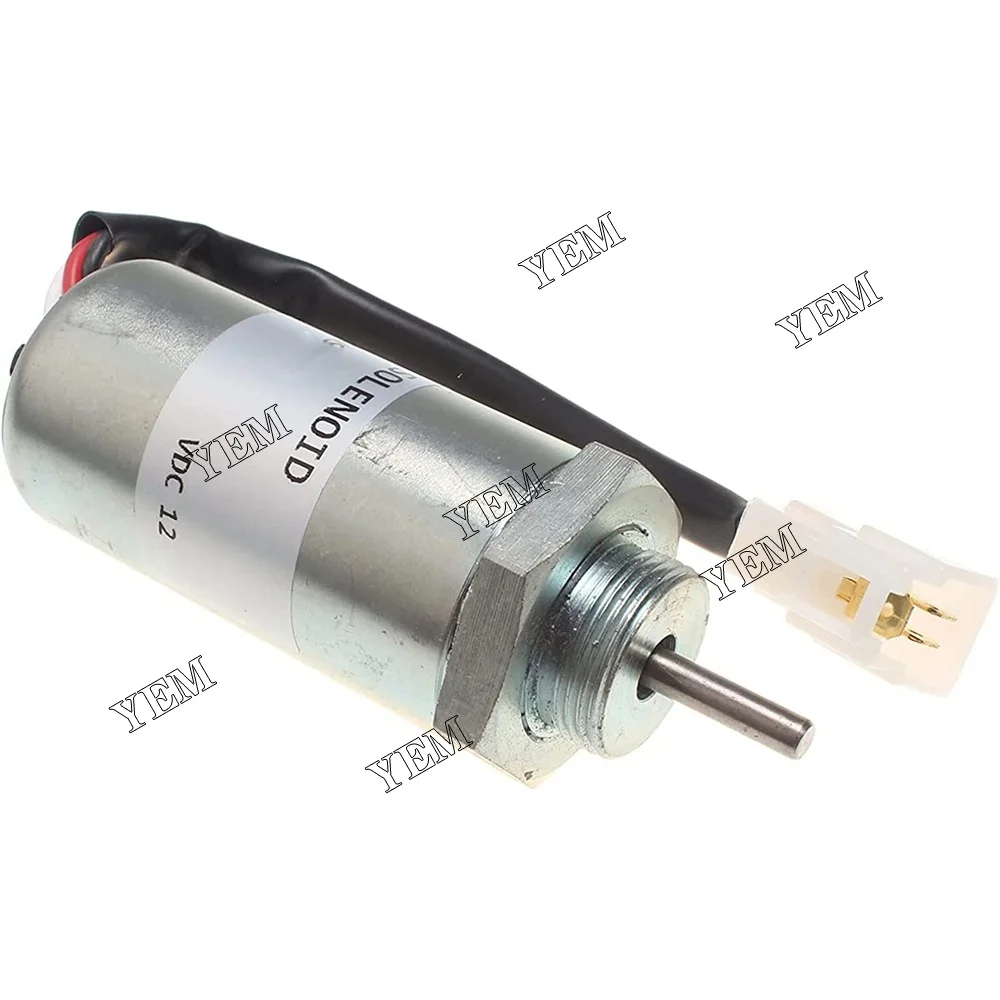 High Quality 12V Fuel Stop Solenoid MV1-81 For Hitachi Excavator EX40U EX55 EX58 ZX40U ZX50U