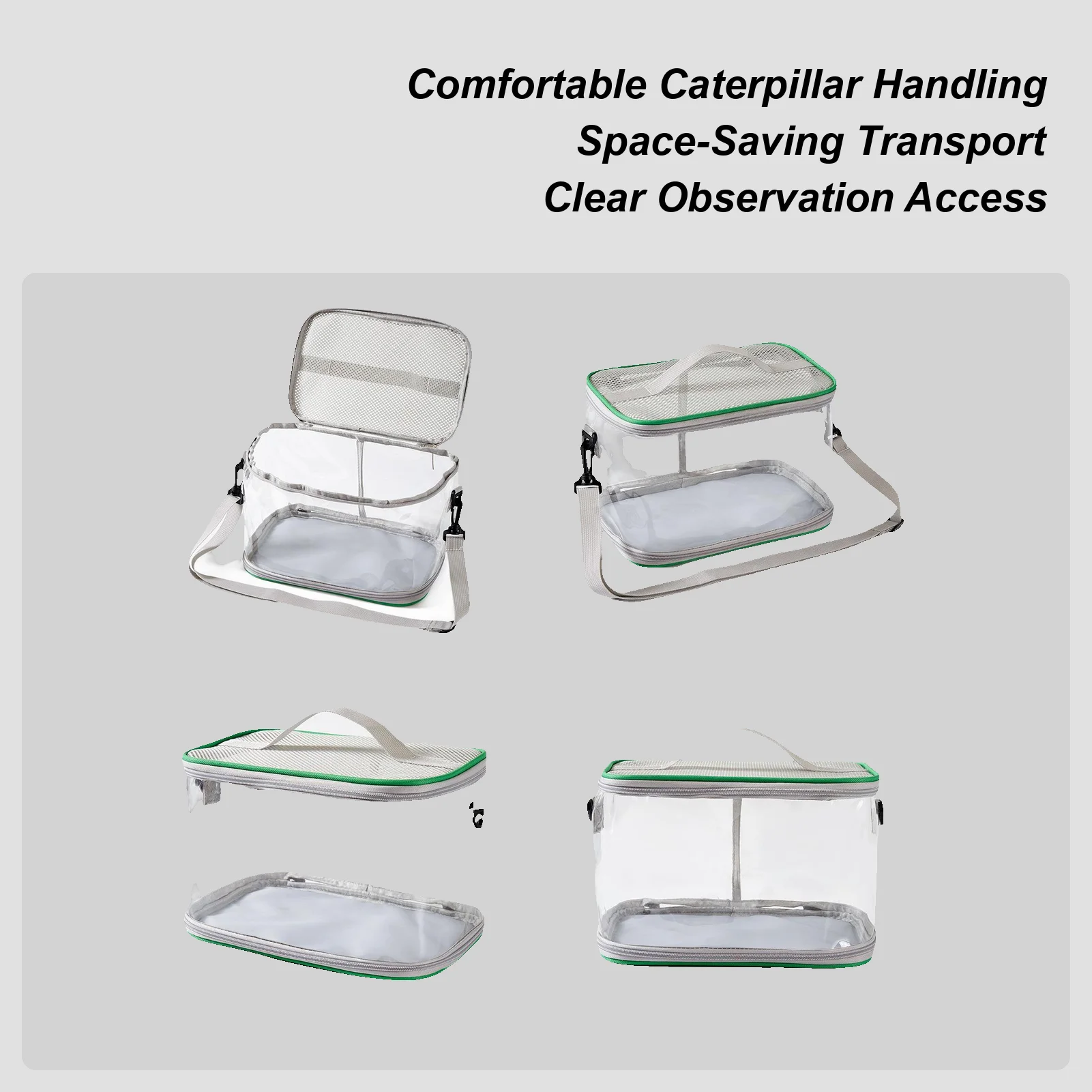 Butterfly Habitat Monarch House Butterfly Catcher Enclosure Foldable Ladybugs Terrarium Bag For Larvae Bee Pollinator Garden