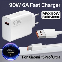 90W Fast Charger For Universal USB Charging Power Adapter USB To Type C Quick Charging Cable Accessories Wall USB Charger