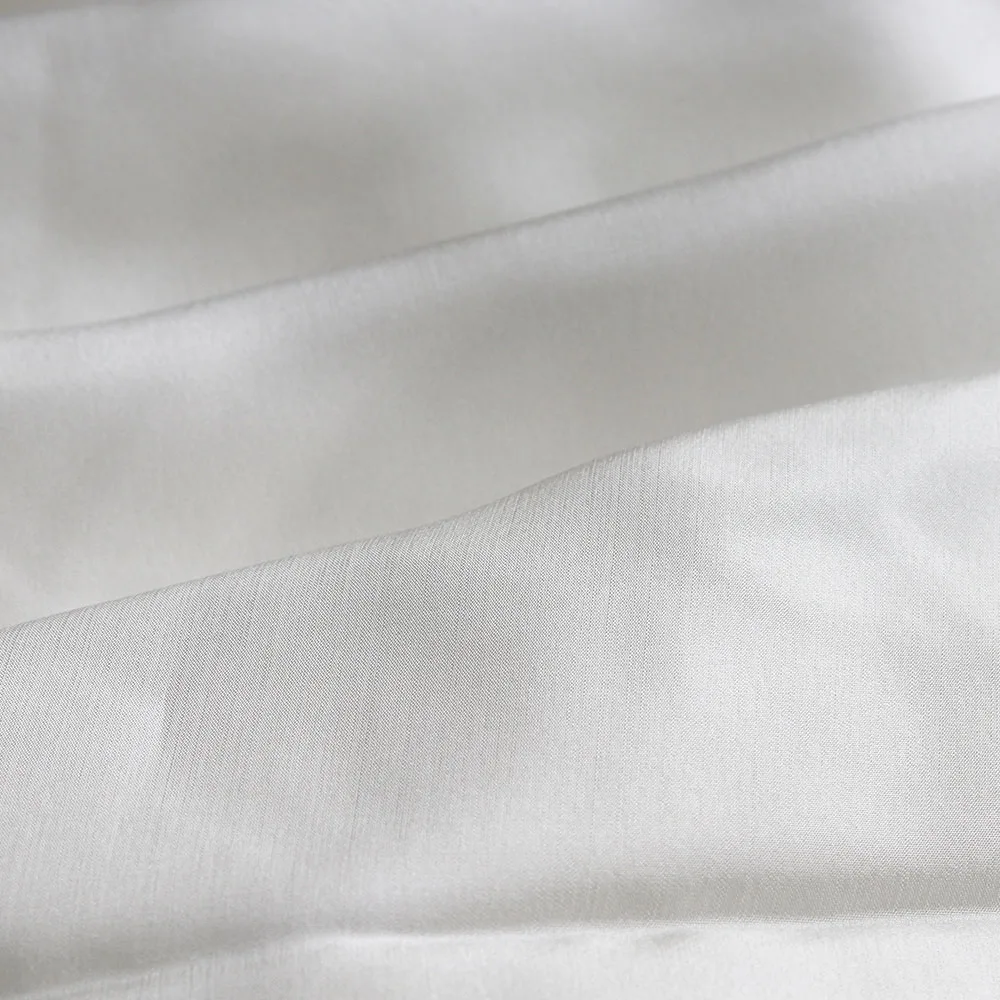 Artificial silk White Undyed  Habutai Fabric Pure Silk Transparent 6mm 140cm Pongee Fabric Use