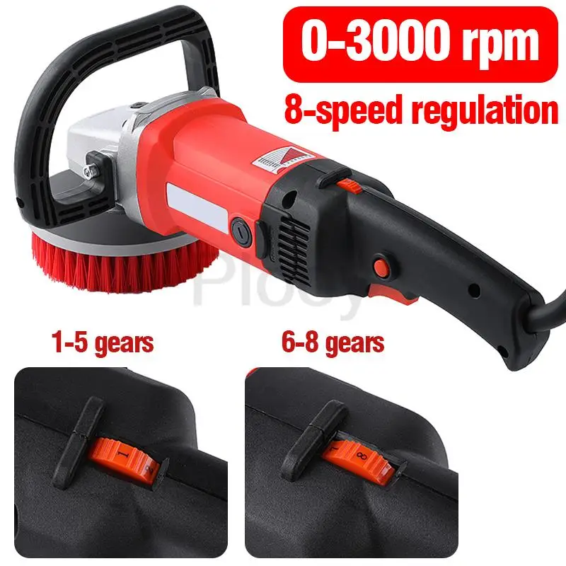 Lavadora de bruñido de alta potencia de 2500W, máquina de limpieza portátil de alta presión de 220V, alfombra para limpieza de azulejos de sofá, uso doméstico