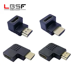 HDMI boczne adapter LCD adapter TV typu L HDMI adapter z gniazda męskiego na żeńskie prawo 90 stopni