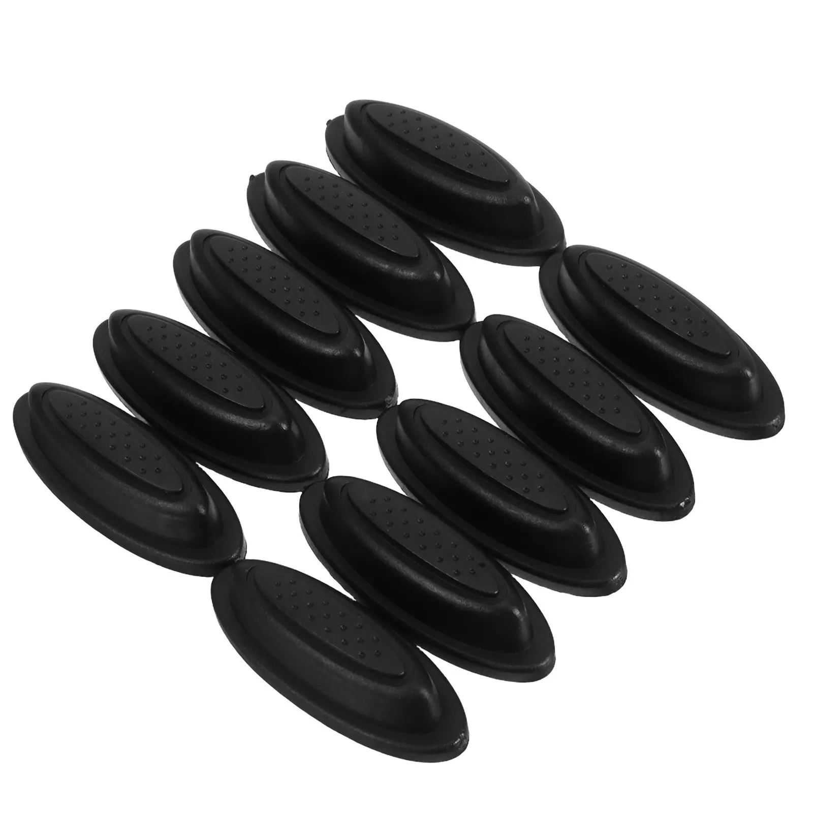 10Pcs Suitcase Foot Pad Replacement Universal Luggage Bottom Support Feet Stable Upright Design Silent Shock Absorption Plastic