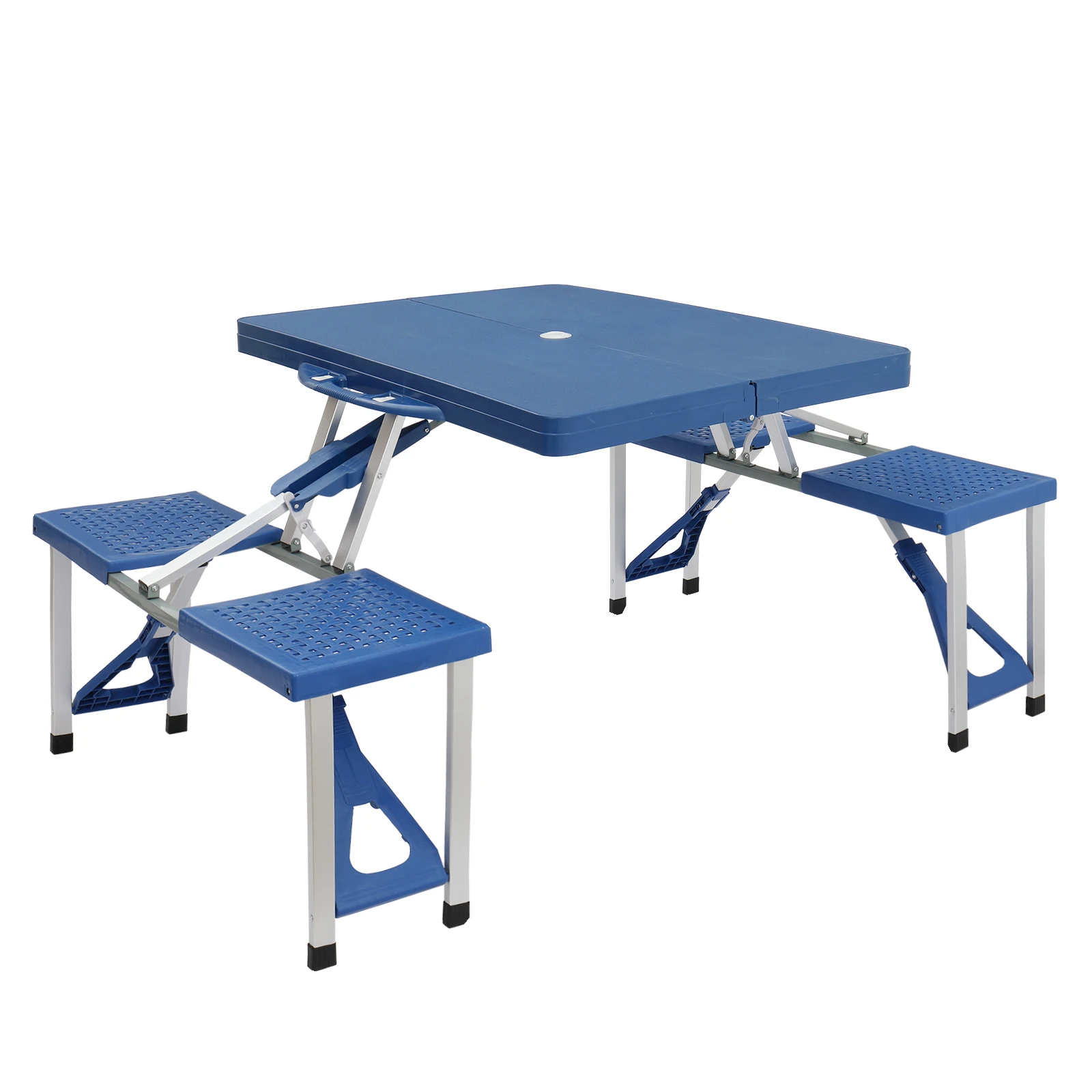 

Siamese Folding Tables and Chairs-Plastic Ps Thickening