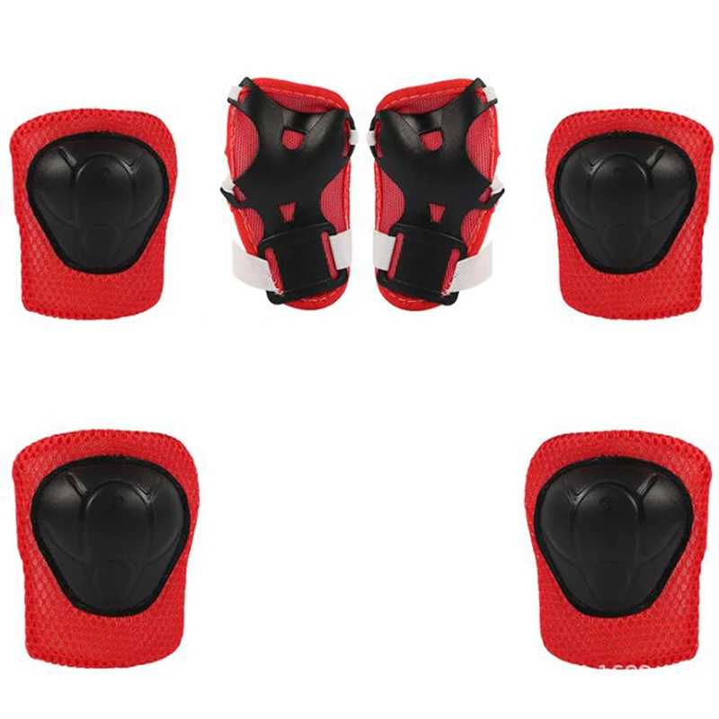 6Pcs/set Kids Children Knee Pads Bike Skateboard Skating Cycling Protection Elbow Guard Scooter Children Protector