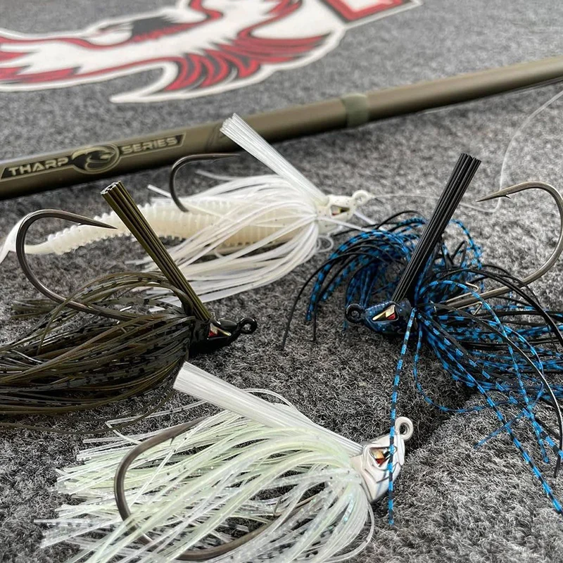 

American ARK New Z SWIMER Lure SWIM JIG Rubber Skirt Lead Head Hook Bearded Man Japanese Custom Hook