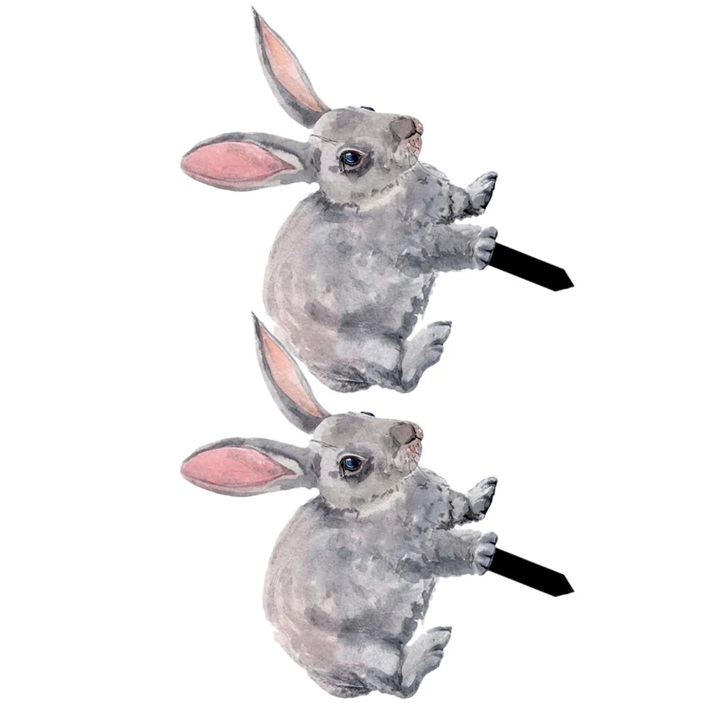 

Rabbit Yard Easter Bunny Yard Sign Acrylic Garden Stake Easter Bunny Sign Durable Wear Resistance Outdoor Ornament