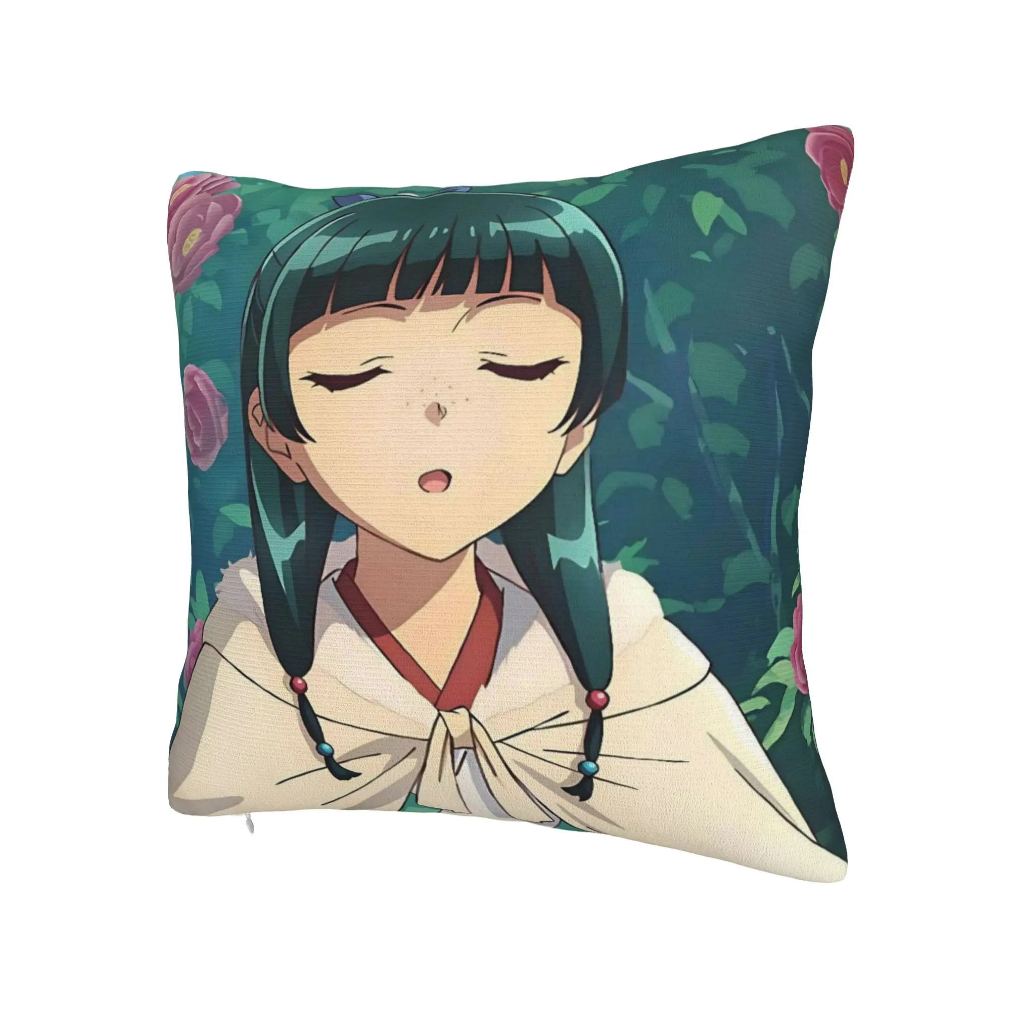 Decorative Pillowcase The Apothecary D-Diaries Maomao  Accessories Bed  Pillow Case Cover Square Multi-Size