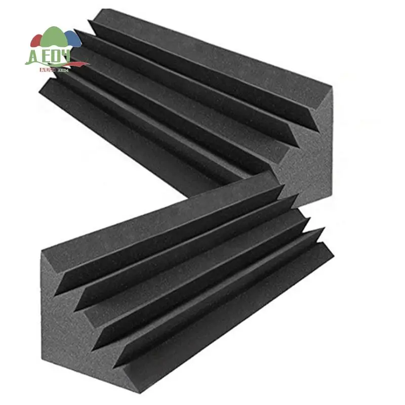 

AED4-8 Pcs Acoustic Panels Studio Acoustic Soundproof Foam,Sound Treatment Bass Trap Corner,Sound Panels Wedges,12X12x48cm