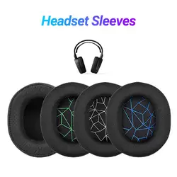 Fundas para auriculares para Steelseries Arctis 1/3/5/7, aislamiento suave de ruido, almohadillas de espuma para auriculares de piel sintética, 1 unidad