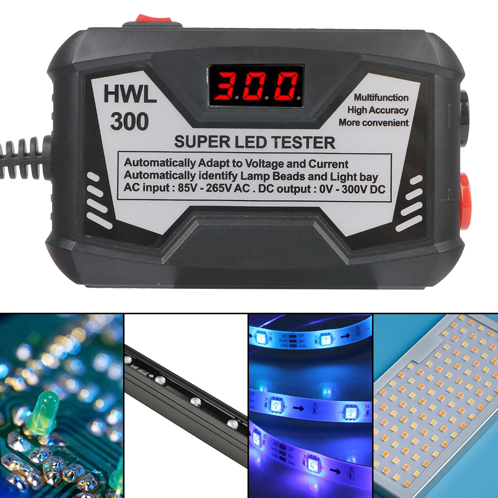 Led Lamp Bead Lamp Strip Tester Ls\'d Tool Multipurpose Led Strips Beads Test Tool HWL300 0-300V Output Led TV Backlight Tester