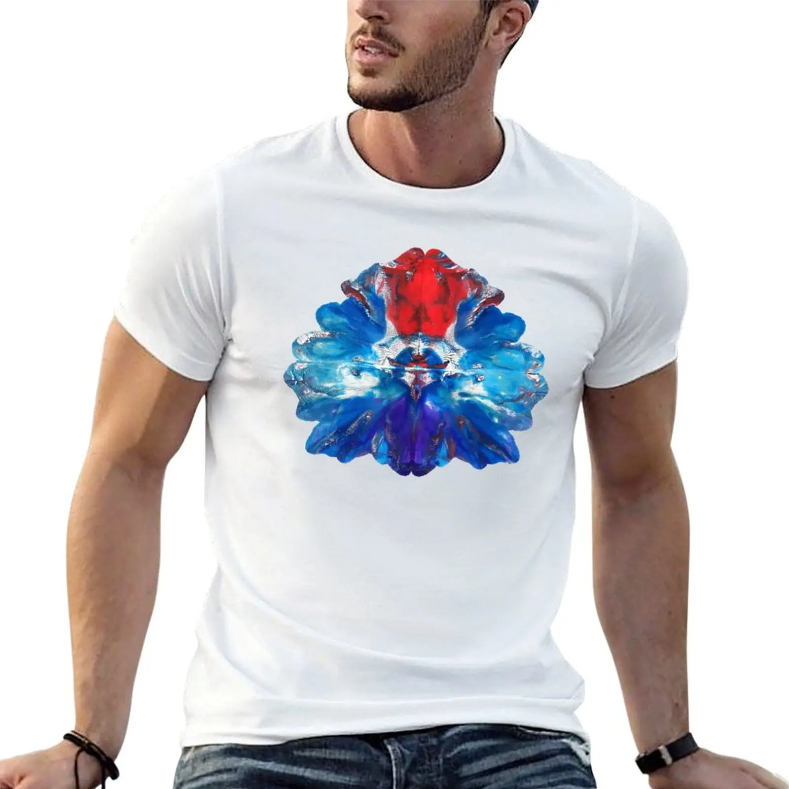 Camiseta del Arcángel Miguel y del Arcángel Zadkiel, camiseta de algodón para hombre, camiseta de algodón de alta calidad para hombre
