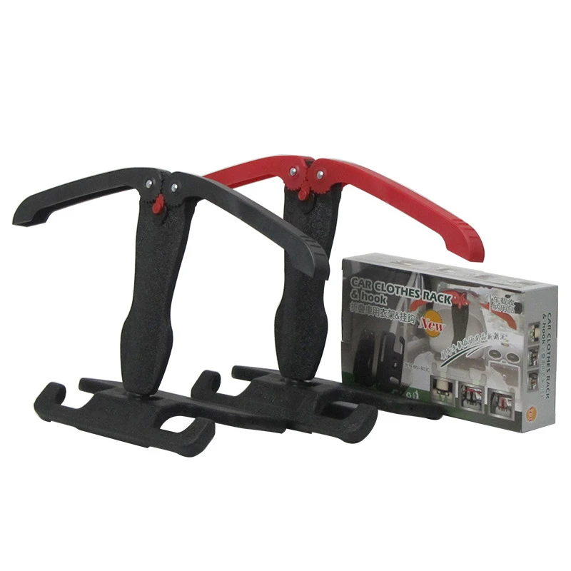 1PC Car Coat Hanger Headrest Back Seat Coat Hanger with 2 Hooks Multifunctional Car Hanger Organizer for Coat Suit Jacket
