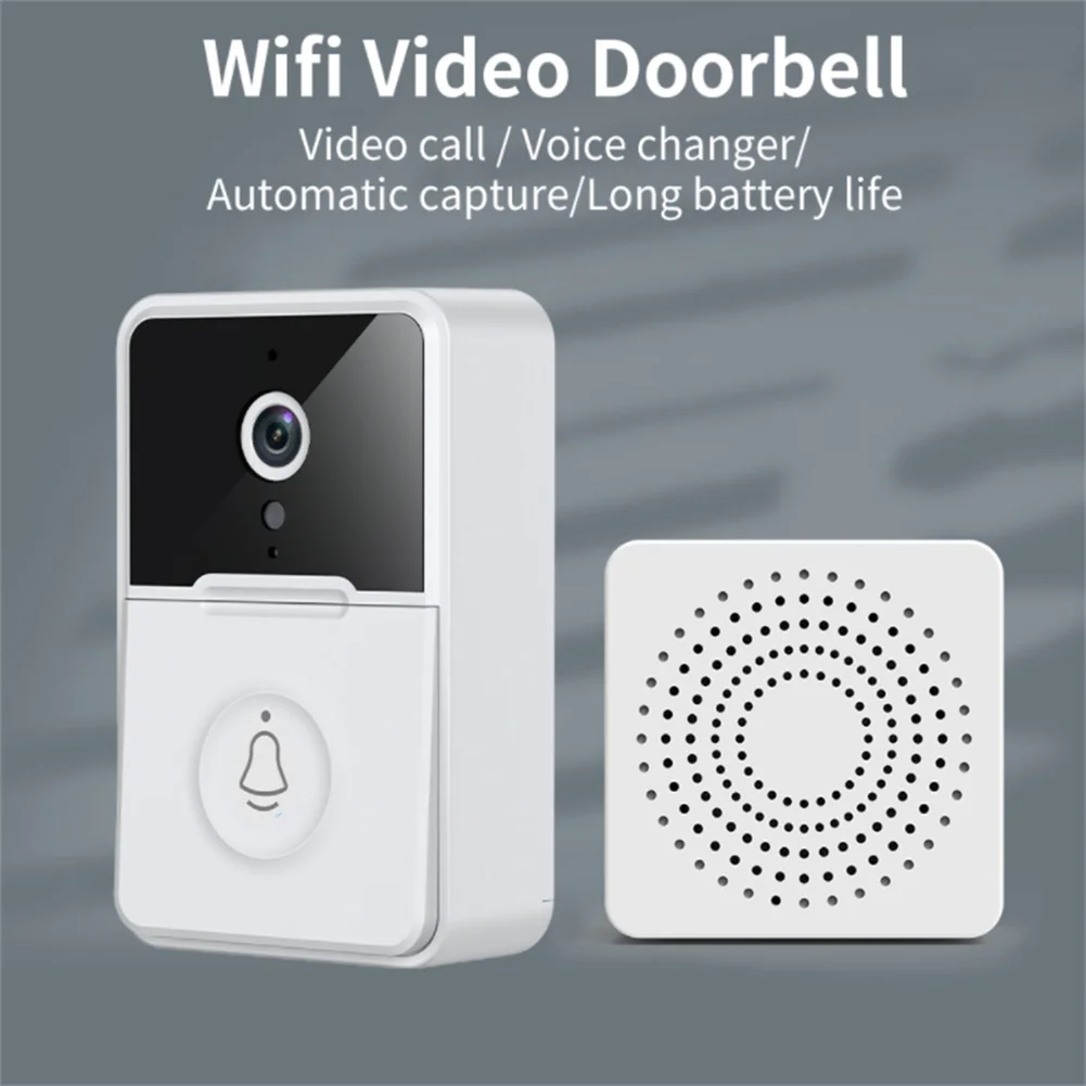 X3 Pro Smart Wifi Wireless Doorbell   Camera 2.4GHz Night Vision Video Intercom Home Security Monitor Door Bell Audio System