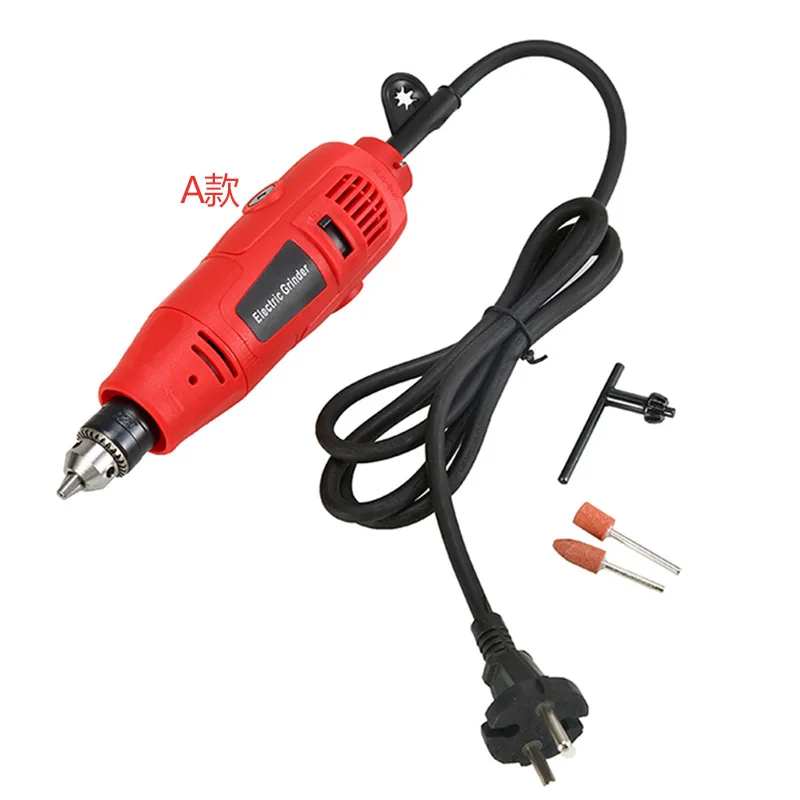 Speed Regulation Small Electric Grinding Grinding and Polishing Lettering Clear Seam Miniature Mini Electric Grinding Tool