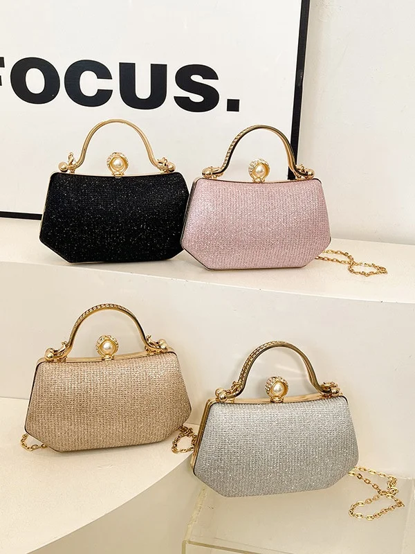 

Новинка 2023 года, женская французская маленькая водонепроницаемая блестящая маленькая квадратная вечерняя сумка с бриллиантами, универсальная сумка-кошелек, сумка через плечо