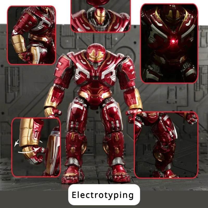 

18cm The Avengers Iron Man The Hulk Mecha Toys action figure Pendant Model Dolls Marvel Movies periphery Kids Birthday Gifts