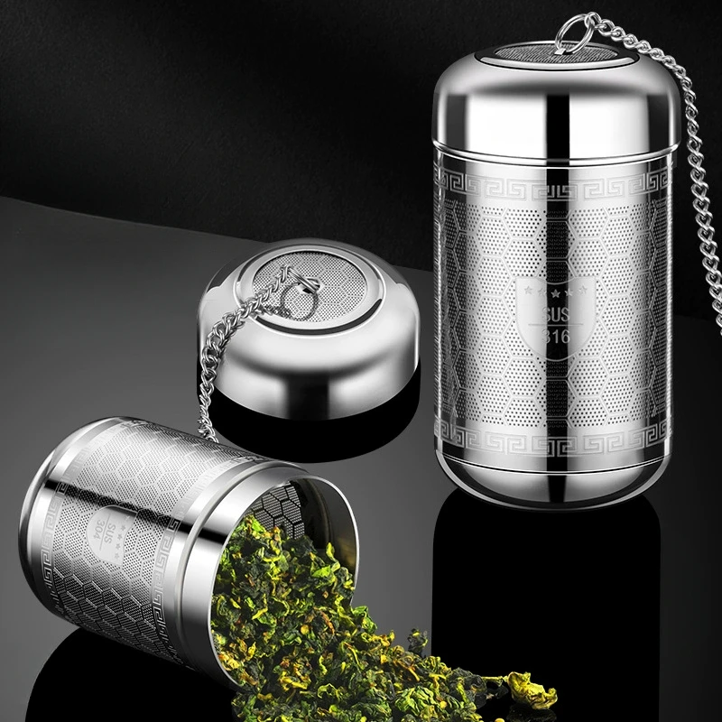 Kettle Tea Separation Filter Spice Tea Strainer Herbal Filter 316 Stainless Steel Teapot Tea Infuser Kitchen Teaware Accessories