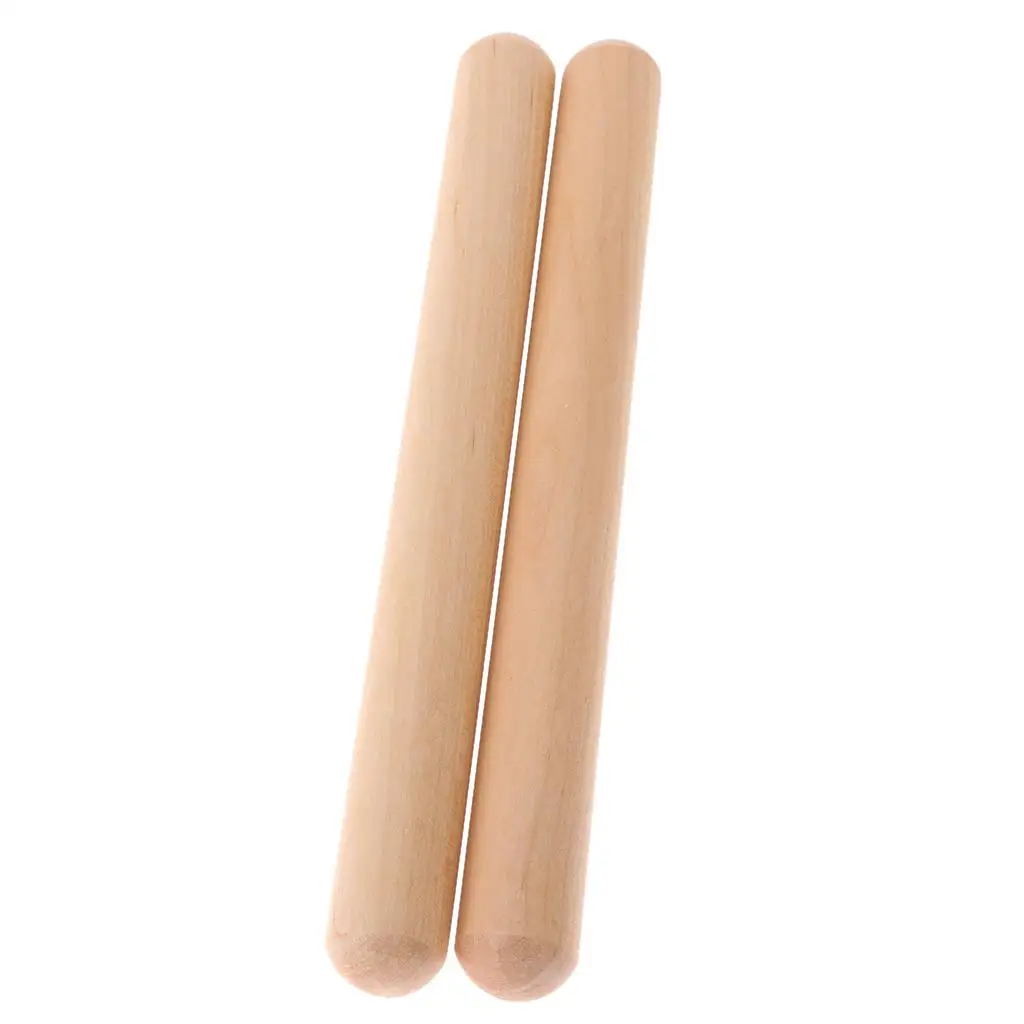 3-6pack 1 Pair Musical Instrument Parts Wood Drum Sticks Drumsticks Music Toys